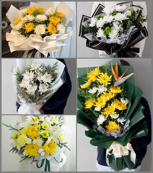 广东汕尾市海丰县海城镇莲花村白事花束代送